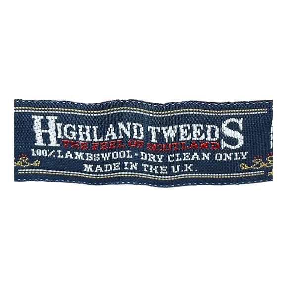 Highland Tweeds 100% Lambswool Tartan Scarf Fringed - Picture 4 of 4